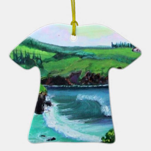 Honolua Bay "the Cave" aloha shirt ornament