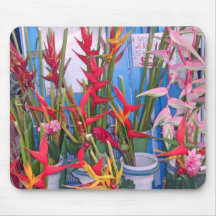 Honolulu Flower Stall Mouse Pad