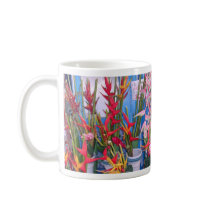 Honolulu Flower Stall mugs by joeyartist Honolulu Flower Stall mugs