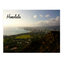 Honolulu from Le'ahi Postcard