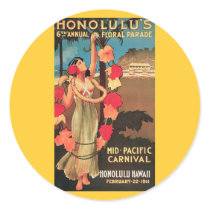 Honolulu, Hawaii 6th Annual Floral Parade 1911 stickers