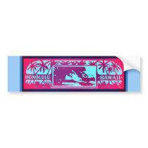 HONOLULU HAWAII bumper stickers