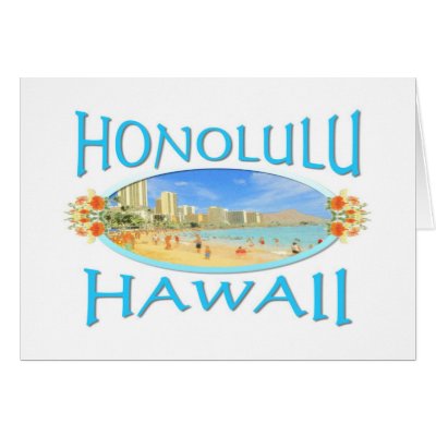 Honolulu Hawaii Card