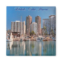 Honolulu Scenes Magnet