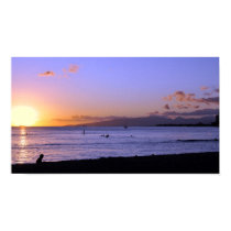 Honolulu Twilight Print by HawaiianParadise Honolulu Twilight Print