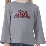 Honor Courage Commitment Tshirt