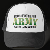 Honor Dad - Army hats