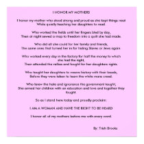 HONOR MY MOTHERS - Large Wall posters by tlishous HONOR MY MOTHERS - Large Wall posters