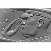 Honor & Remember Tribute Salute Photo Sculpture