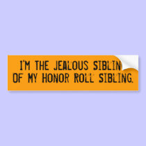 Honor Roll Siblings bumper stickers