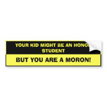 Honor Student bumper stickers