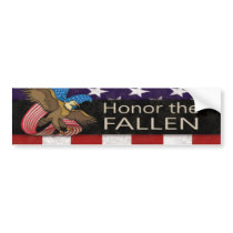 Honor the Fallen Military Bumper Stickers