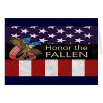 Honor the Fallen Military Greeting Card