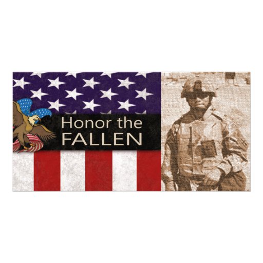 Honor the Fallen Military Card | Zazzle