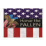 Honor the Fallen Military Post Card