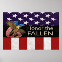Honor the Fallen Military Posters