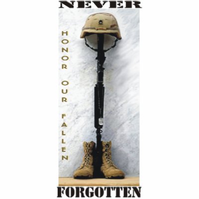 Honor the Fallen Acrylic Cut Outs by Ghosttown_Gifts