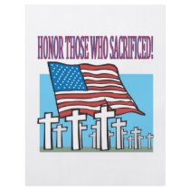 Honor Those Who Sacrificed Flyer Design