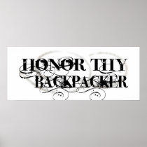 Honor Thy Backpacker Poster