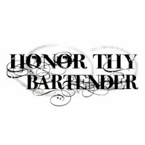 Honor Thy Bartender photo sculptures