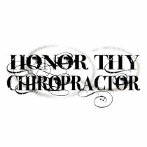Honor Thy Chiropractor photo sculptures