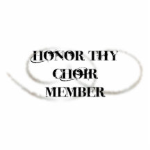 Honor Thy Choir Member Acrylic Cut Out