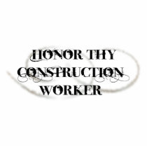 Honor Thy Construction Worker photo sculptures