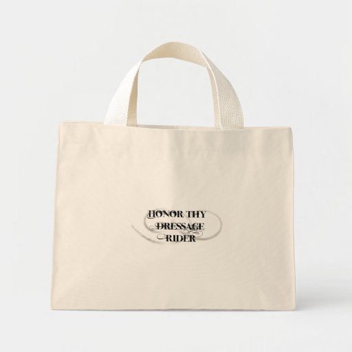 Honor Thy Dressage Rider Tote Bag