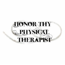 Honor Thy Physical Therapist photo sculptures