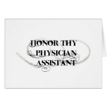 Honor Thy Physician Assistant cards