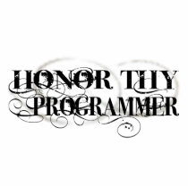 Honor Thy Programmer photo sculptures
