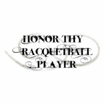 Honor Thy Racquetball Player photo sculptures