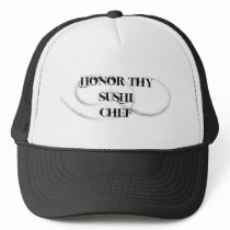 Honor Thy Sushi Chef hats by upshot Honor Thy Sushi Chef hats