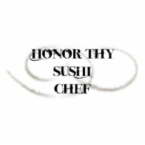 Honor Thy Sushi Chef photo sculptures by upshot Honor Thy Sushi Chef photo sculptures