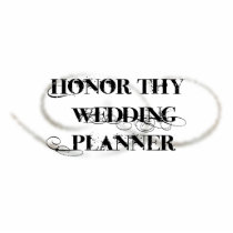 Honor Thy Wedding Planner photo sculptures