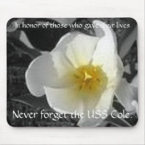 Honor USS COLE mousepads by uniquenclassy Honor USS COLE mousepads