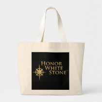 Honor White Stone logo black bags