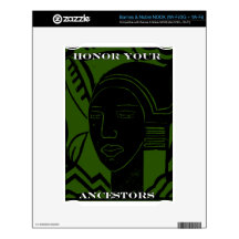 "HONOR YOUR ANCESTORS" DECALS FOR THE NOOK