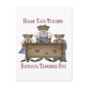 Honor Your Teacher National Teachers Day postcards
