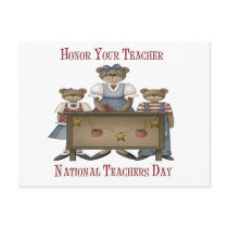 Honor Your Teacher National Teachers Day Post Card