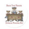Honor Your Teacher National Teachers Day stickers