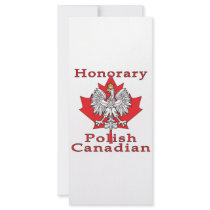 Honorary Polish Canadian Rack Card
