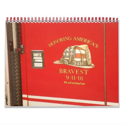 Honoring Fire Fighters Wall Calendars by tallmanpromotions