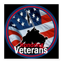 Honoring VETERANS Lg Poster Print by samappleby Honoring VETERANS Lg Poster Print