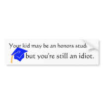 honors student bumper stickers