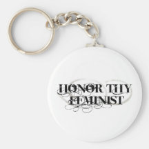 Honre a Thy feminista Llaveros