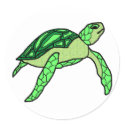 Honu in green sea turtle stickers by marcya7 Honu in green sea turtle stickers