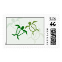 Honu Petroglyph (Green) Stamp