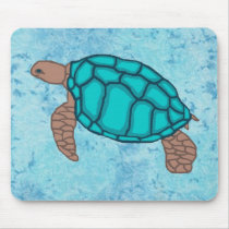 Honu Pride sea turtle  mouse pad mousepads