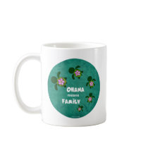 Honu Sea Family_circle Coffee Mugs